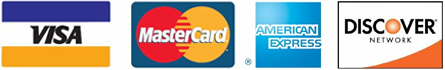 We accept most major credit cards